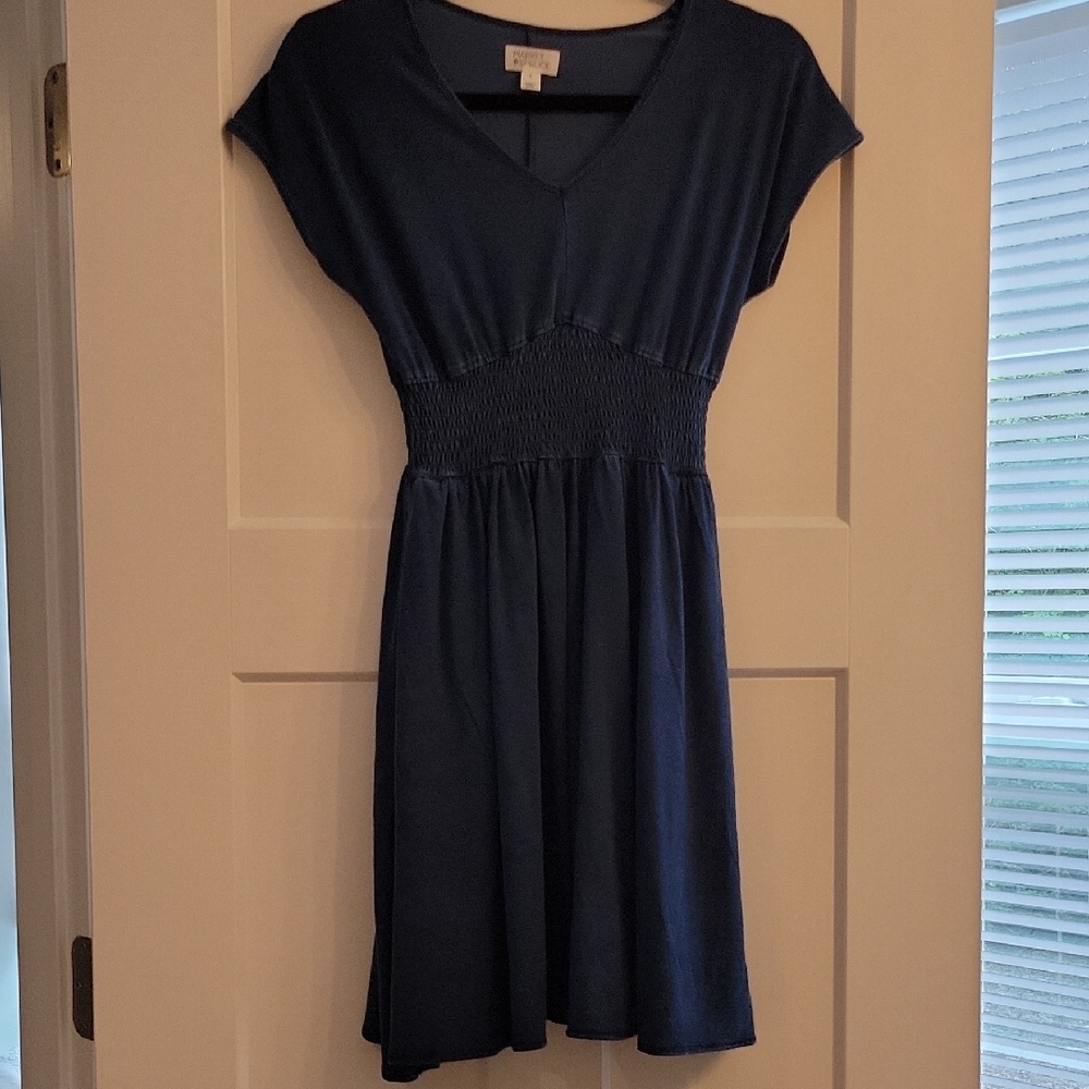 Market & Spruce Deep Blue Mini Dress